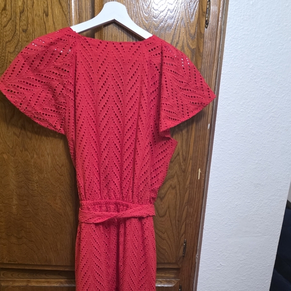 NWOT Evereve Daisy Eyelet Dress Size XL - Picture 9 of 12